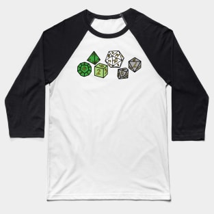 Aromantic Dice Baseball T-Shirt